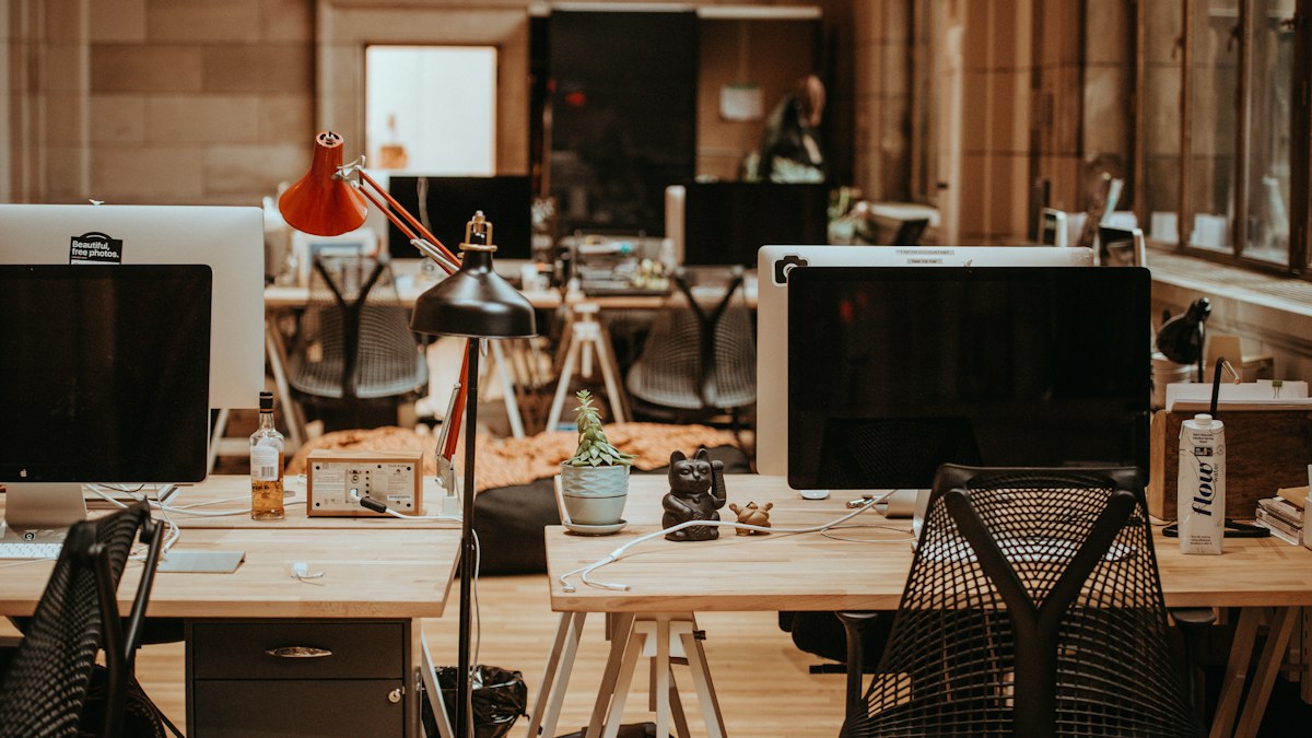 Office workstations and computer monitors